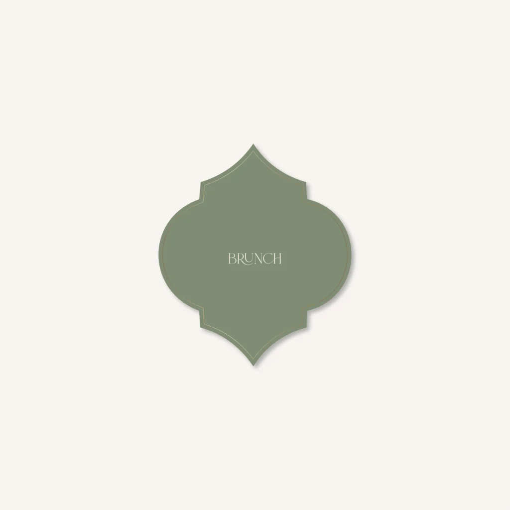 Papeterie mariage oriental Marrakech vert, beige et orange - collection Oriental